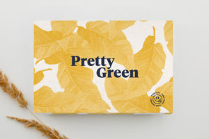 Pretty Green yellow gift box packed with scrumptious Australian produce 