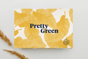 Yellow Pretty Green gift box can be filled with your favourite gift from our selection. Take your pick!