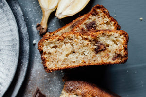 Dairy free banana bread from a lactose intolerant hamper