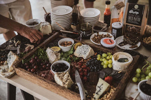 Small batch and delicious goodies in sympathy hamper