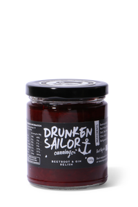 Beetroot and gin relish by Drunken Sailor Canning Co