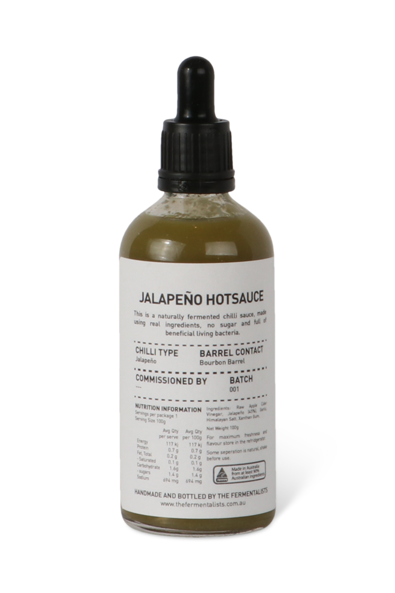 Jalapeno hot sauce by The Fermentalists